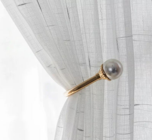 Готовий тюль льон, колір білий зі сріблястими штрихами (3,3м*2,7м)