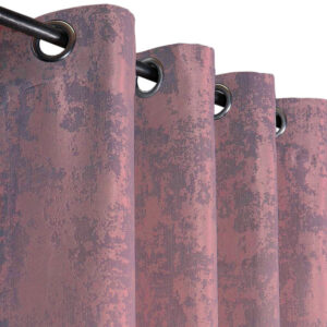 Комплект штори на люверсах жаккард мармур. Колір пильна троянда. Готові штори в спальню, зал, вітальню