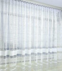 Короткий тюль. Колір білий. Тюль на кухню, балкон, веранду, дачу. Висота 1,6м