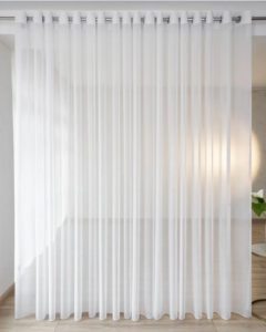 Готовий тюль шифон вуаль на люверсах (Туреччина). Ширина 3м