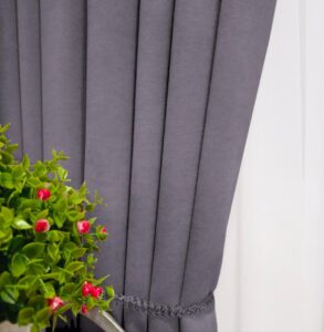 Ткань для штор микровелюр Diamond. Шторная ткань цвет серый