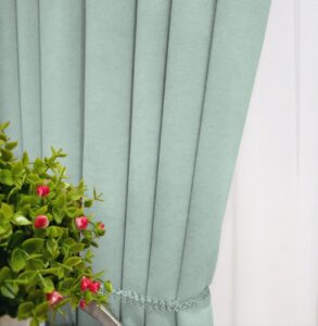 Ткань для штор микровелюр Diamond. Шторная ткань цвет мятный