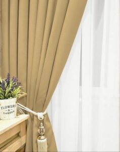 Однотонні штори мікровелюр Petek