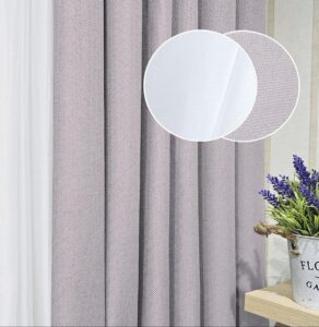 Комплект штори і тюль. Тканина блекаут льон рогожка + шифон. Колір: світлий сірий штори, білий тюль