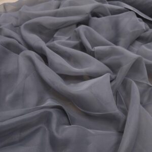 Сірий тюль шифон вуаль
