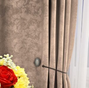 Комплект штори софт мармур. Колір бежевий. Готові штори в спальню, зал, вітальню