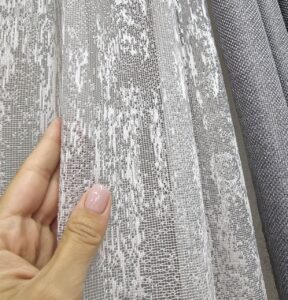 Серый тюль мрамор, жаккард. Тюль серого цвета в спальню, зал, гостиную
