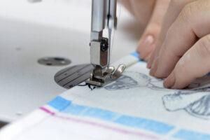 Подрез высоты с обработкой готового комплекта штор с тюлем