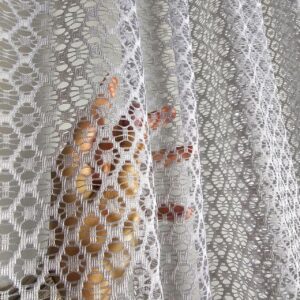 Серый тюль жаккард