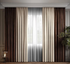 Пошив комбинированных штор